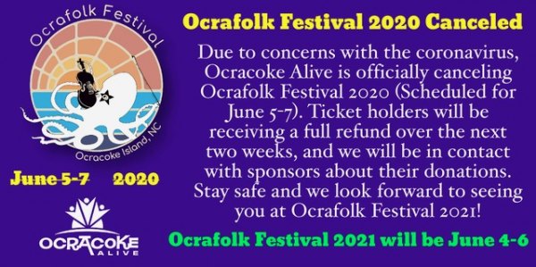 Ocrafolk Festival Cancelled
